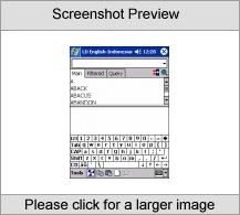 LingvoSoft Dictionary English <-> Indonesian for Pocket PC Screenshot